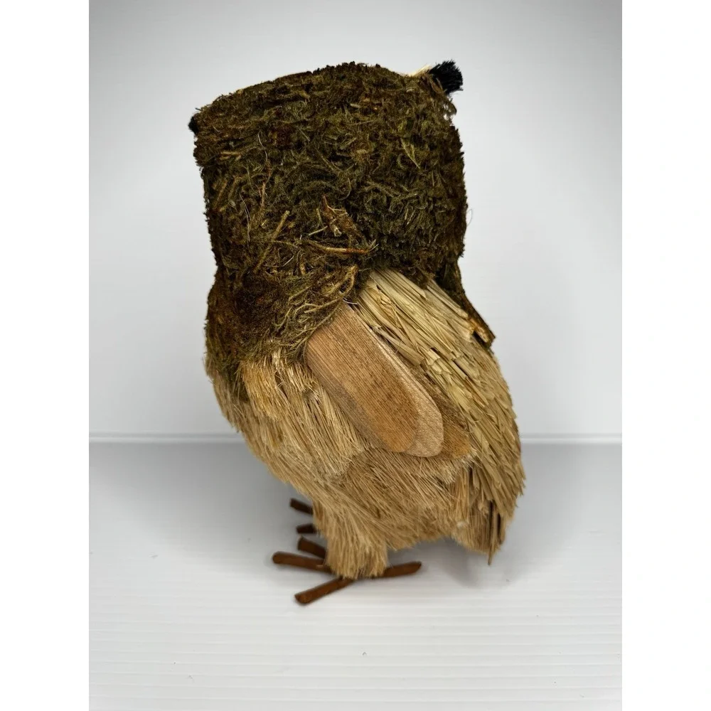 Pottery Barn Natural Owl Decorative Figure 9